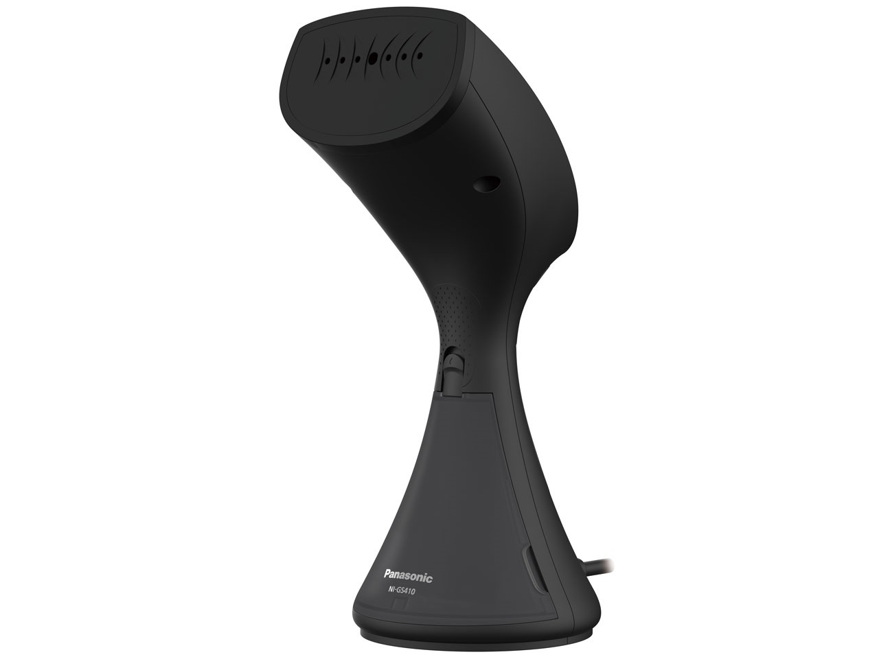 【展示品・外箱欠品】Panasonic NI-GS410-MB (マットブラック) コードつき衣類スチーマー