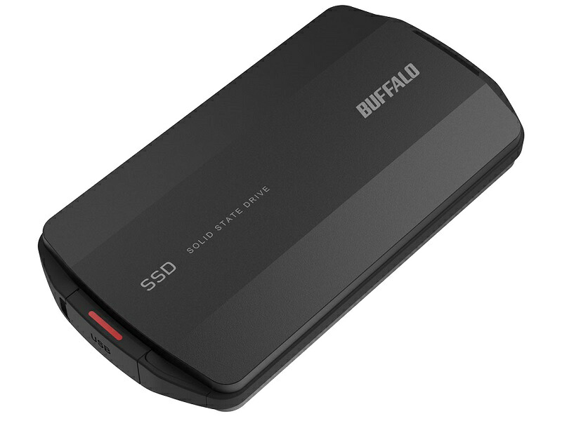 【箱破損 または 箱汚れ品】BUFFALO SSD-PHP1.0U3-BA 1TBポ－タブルSSD