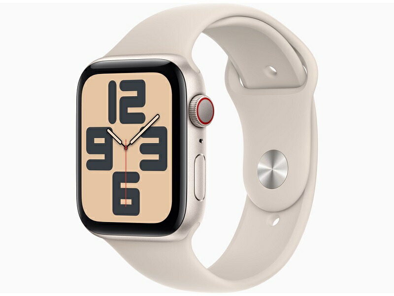 【中古(未使用買取品)】 Apple Watch SE 第2世代 GPS+Cellularモデル 44mm MRGX3J/A (スターライトスポーツバンド M/L)