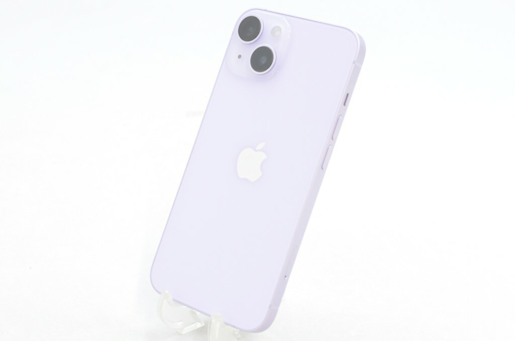 【中古】SIMフリー Apple iPhone14 128GB Purple A2881 MPUY3J/A【N】 外観ランクC