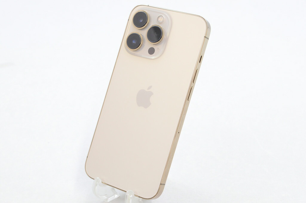 【中古】SIMフリー Apple iPhone13 Pro 256GB Gold A2636 MLUQ3J/A｜中古 アウトレット Joshin日本橋店