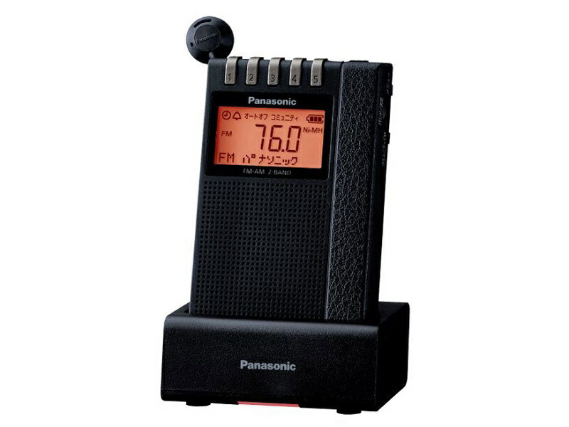 【箱破損 または 箱汚れ品】Panasonic RF-ND380RK-K ポケットラジオ｜中古 アウトレット Joshin日本橋店