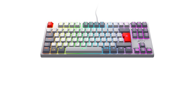 【箱破損 または 箱汚れ品】Xtrfy K4 TKL RGB RETRO 赤軸 (レトロ)