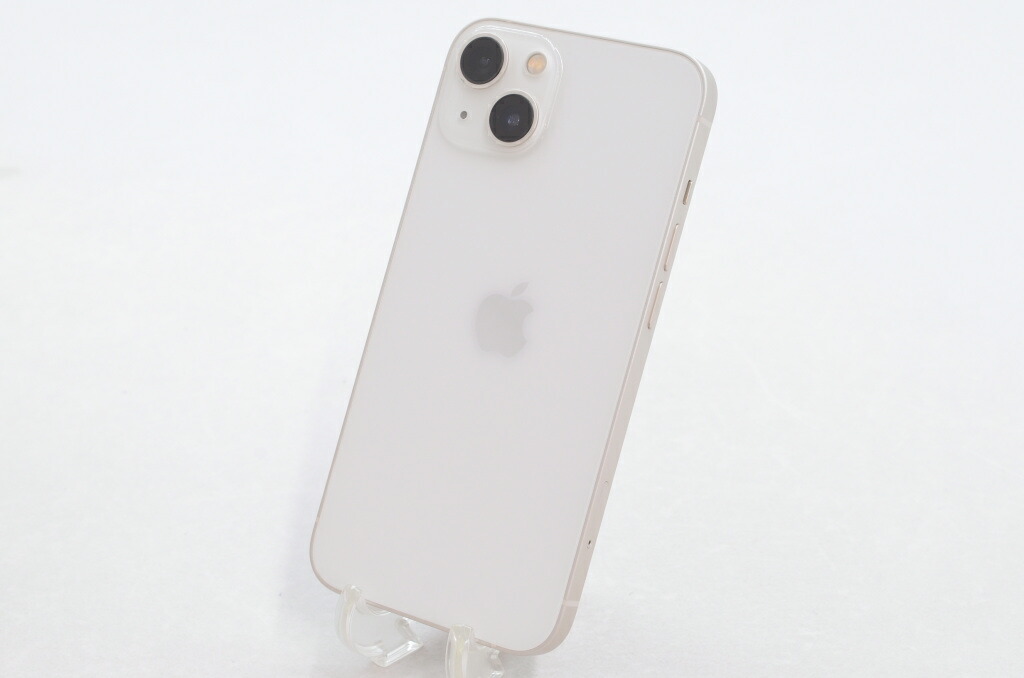 スマートフォン本体 iPhone13 MLND3J/A(A2631) Starlight 128GB 楽天市場】【中古】SIMフリー Apple iPhone13 128GB Starlight A2631