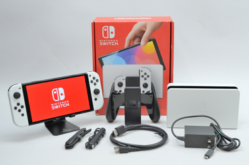 【中古美品】Nintendo Switch 有機ELモデル JCホワイト Nintendo Switch 有機ELモデル jcホワイト