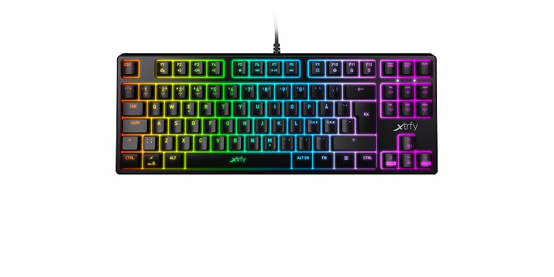 【箱破損 または 箱汚れ品】Xtrfy K4 TKL RGB 赤軸