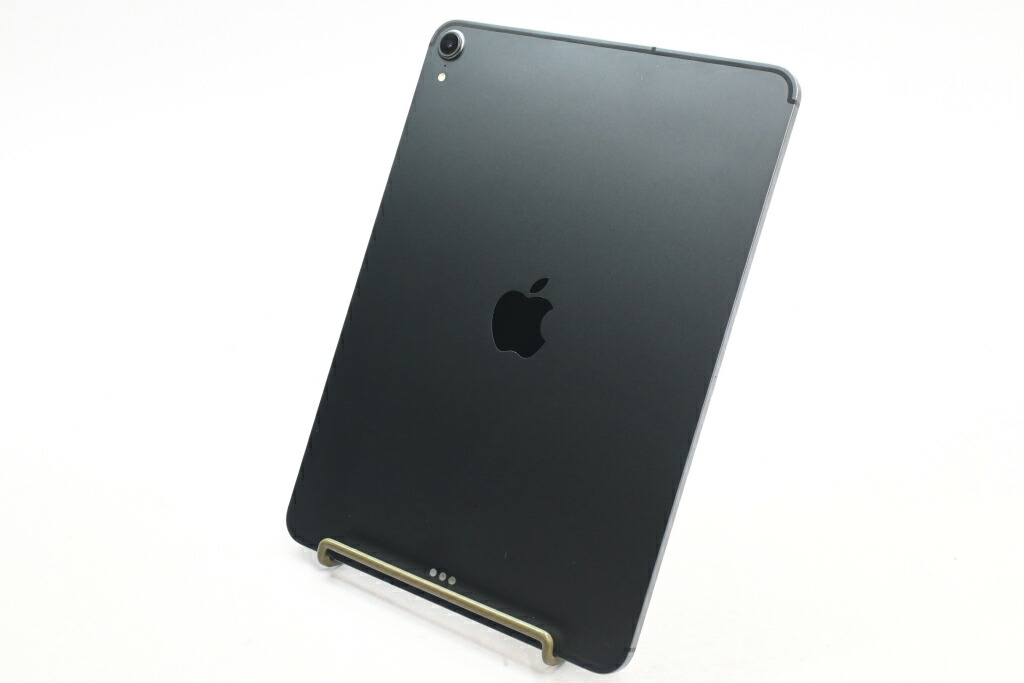 【中古】Apple iPad Pro 11in Wi-Fi+Cellular(au) 64GB あき場所薄墨色 MU0M2J/A