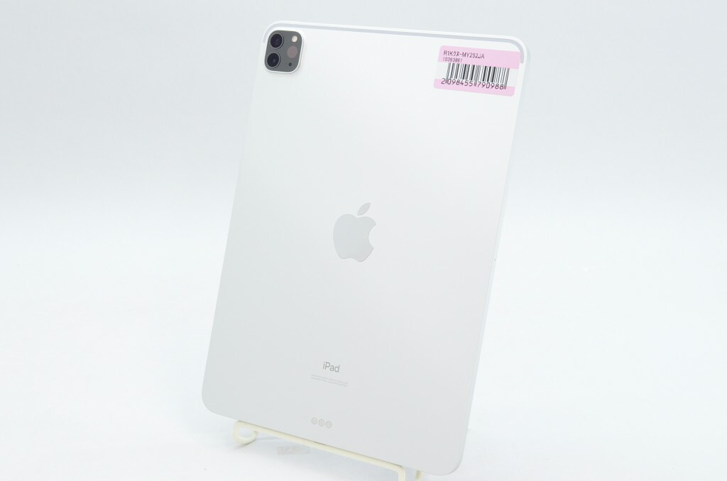 【中古】Apple iPad Pro 11in (第2時人) Wi-Fi 128GB しろがね色 MY252J/A スマートフォン・タブレット-タブレットPC本体
