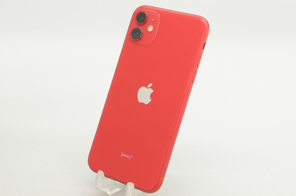 【中古】SIMフリー Apple iPhone11 64GB (PRODUCT)RED A2221 MWLV2J/A｜中古 アウトレット Joshin日本橋店