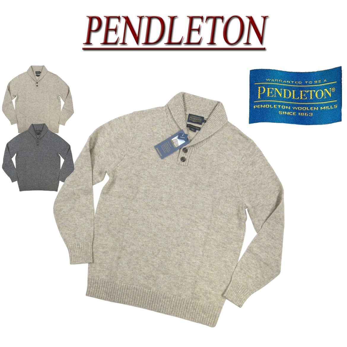 pendleton shawl collar cardigan