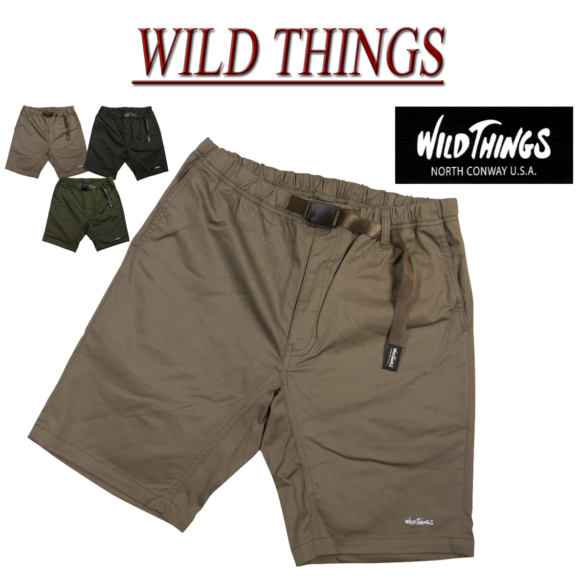 楽天市場 Off 3色4サイズ Gm722 新品 Wild Things ワイルドシングス Things Shorts ストレッチ チノ クライミング ショートパンツ Wtad メンズ アウトドア ショーツ ハーフパンツ クライミングパンツ ｊ楽天市場店