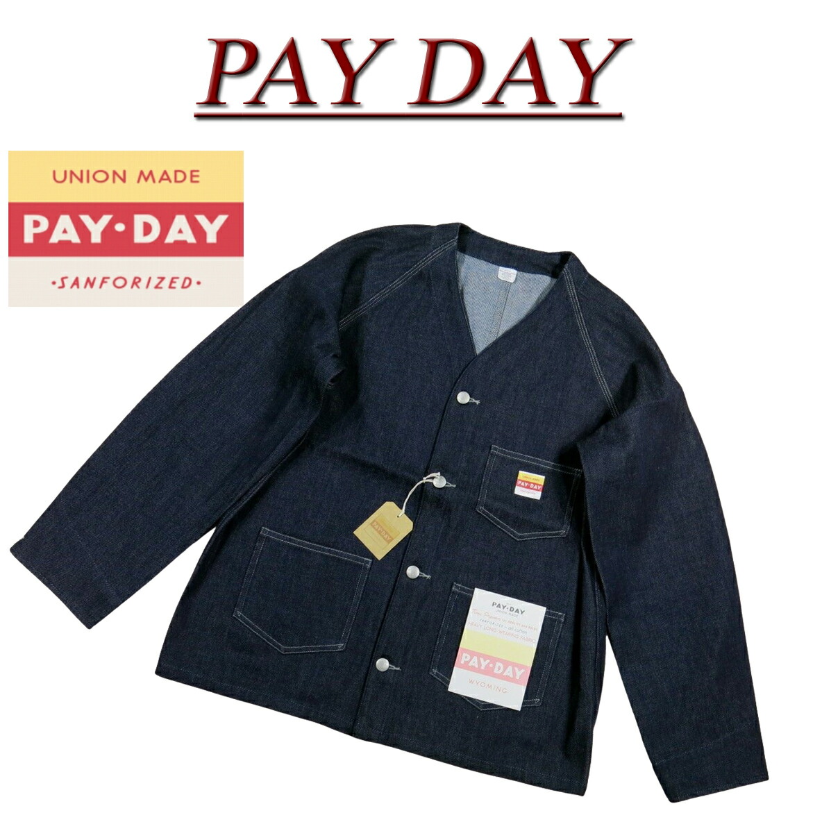 楽天市場】【3サイズ】 ac161 新品 PAY DAY 1950年代 復刻モデル