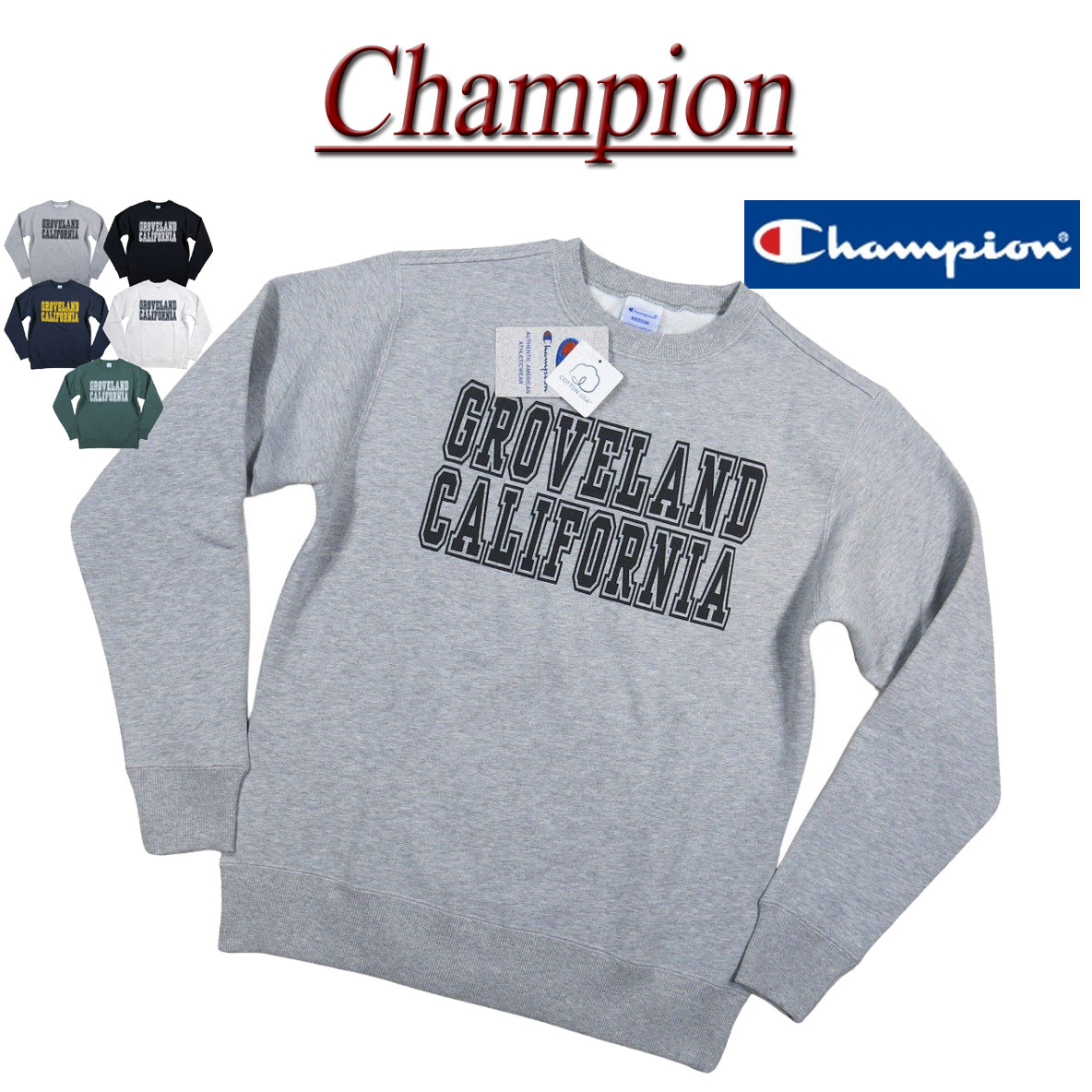 楽天市場】【5色4サイズ】 je831 新品 Champion トリコロールタグ USA 