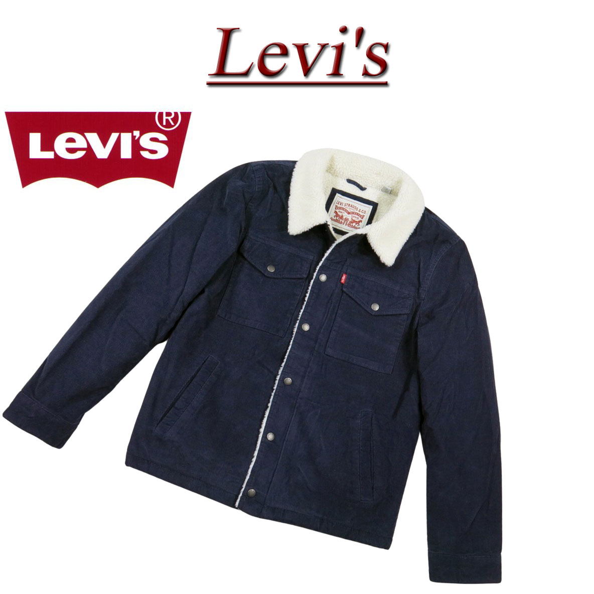 【楽天市場】【5サイズ】 af331 新品 Levis USライン シェルパ 裏 