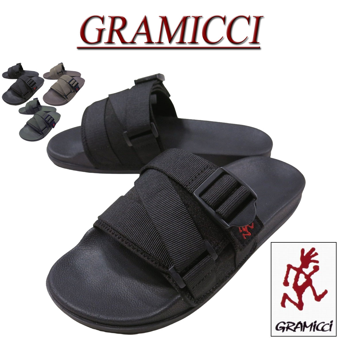 【30%off 3色6サイズ】 gn601 新品 Gramicci グラミチ ウェビングベルト スライド サンダル G3SF-088 メンズ SLIDE SANDALS ストラップ スポーツサンダル 【smtb-kd】