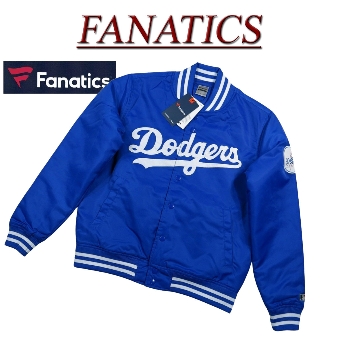 ロサンゼルス・ドジャース スタジャン JH Design/ジェイエイチデザイン LOS ANGELS DOGERS REVERSIBLE
