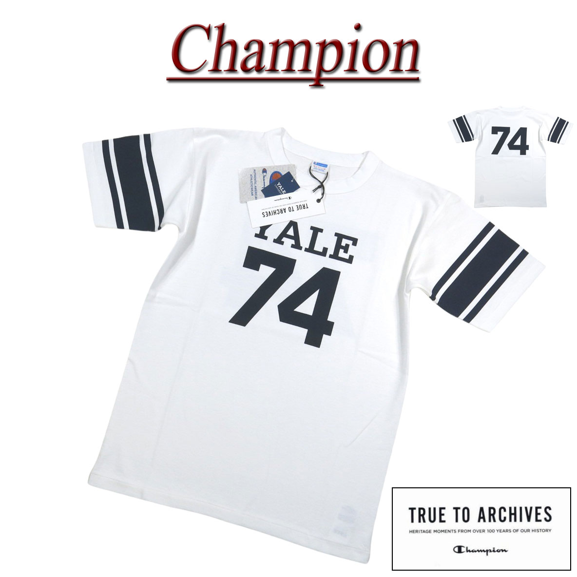 楽天市場】Champion (チャンピオン) 3/4スリーブフットボールTシャツ