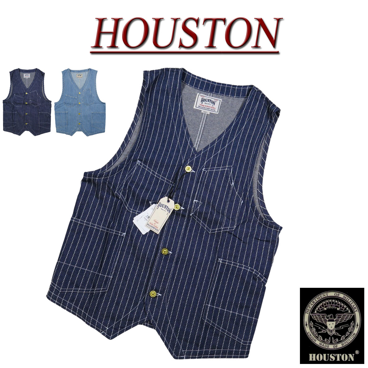 楽天市場】HOUSTON（ヒューストン） ヘリンボーン コーク ストライプ