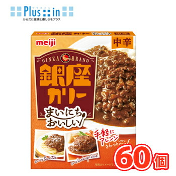 【エントリーでポイント10倍！】明治 まいにちおいしい銀座カリー 中辛 【170g&times;30袋】2ケース/保存食　curry　カレー｜プラスイン