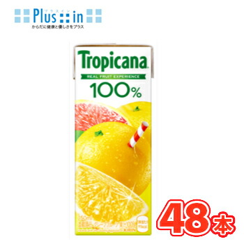 キリン　トロピカーナ 100％ グレープフルーツジュース 250ml ×24本入/2ケース 紙パック〔果実飲料　フルーツ　グレープフルーツ　KIRIN　キリン〕