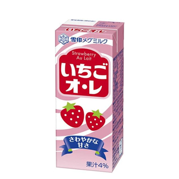 【楽天市場】雪印 メグミルク いちごオ・レ【200ml×12本入】×4