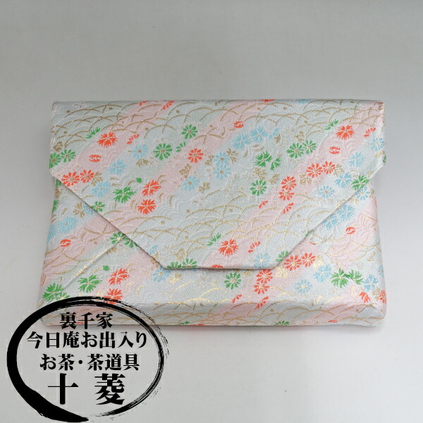 楽天市場】可愛らしい数寄屋袋 菱花模様 交織製スキヤ袋 数奇屋袋 懐中