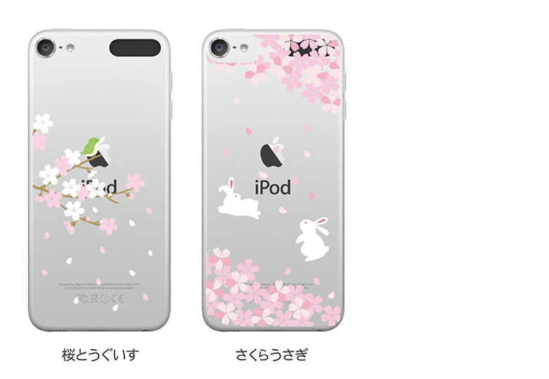 楽天市場 Ipod Touch ケース Sakura Collection Ipodtouch アイポッド タッチ 第6世代 第5世代 カバー クリアケース カバー かわいい おしゃれ 桜 和柄 ねこ ネコ 猫 スマポケ