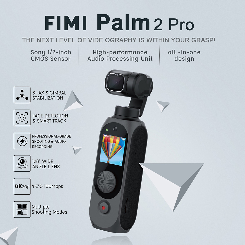 日本製/今治産 Fimi Palm 2 ジンバルカメラ 美品 周辺アイテム付き