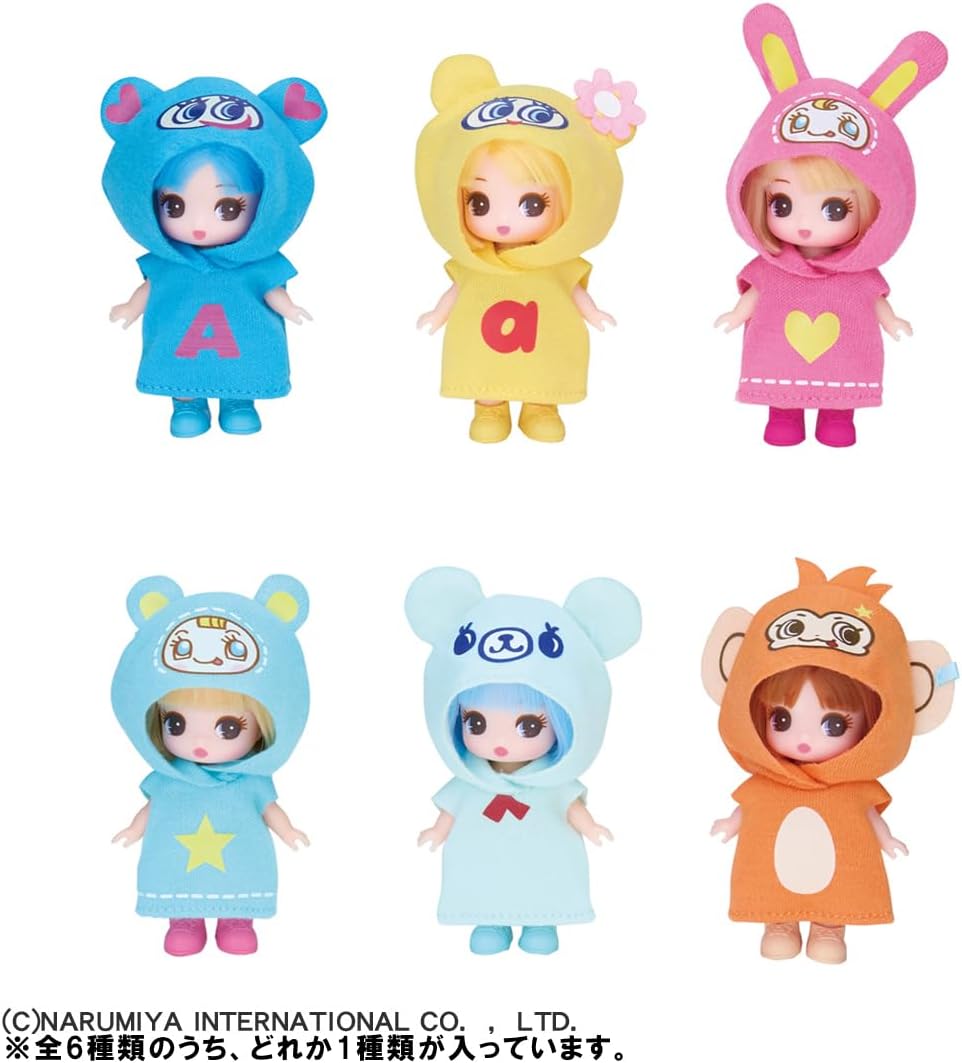 タカラトミー(TAKARA TOMY) リカお父ちゃん お人形さん ぷちリカお父ちゃん もの言う花 ナルミヤキャラクターズコレクション もの言う花 着せ替え 手あそび 引きつける 同盟罷工一回り キーホルダー