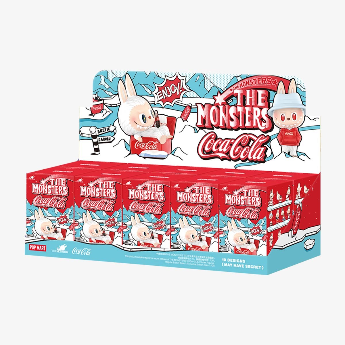 POP MART THE MONSTERS コカ・コーラ シリーズ【アソートボックス 10ピース】ラブブ ポップマート ガチャガチャ ブラインド ボックス フィギュア プラモデル プレミアム おもちゃ PVC ソフビ オリジナル キャラクター 誕生日 プレゼント｜JUGEM　店