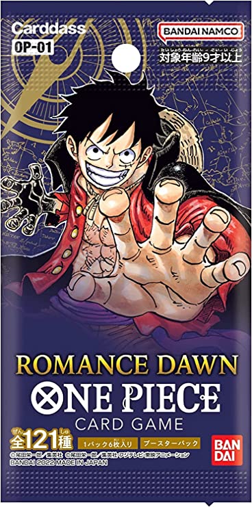 楽天市場】【送料無料】ONEPIECEカードゲームROMANCEDAWN 1パック（6枚