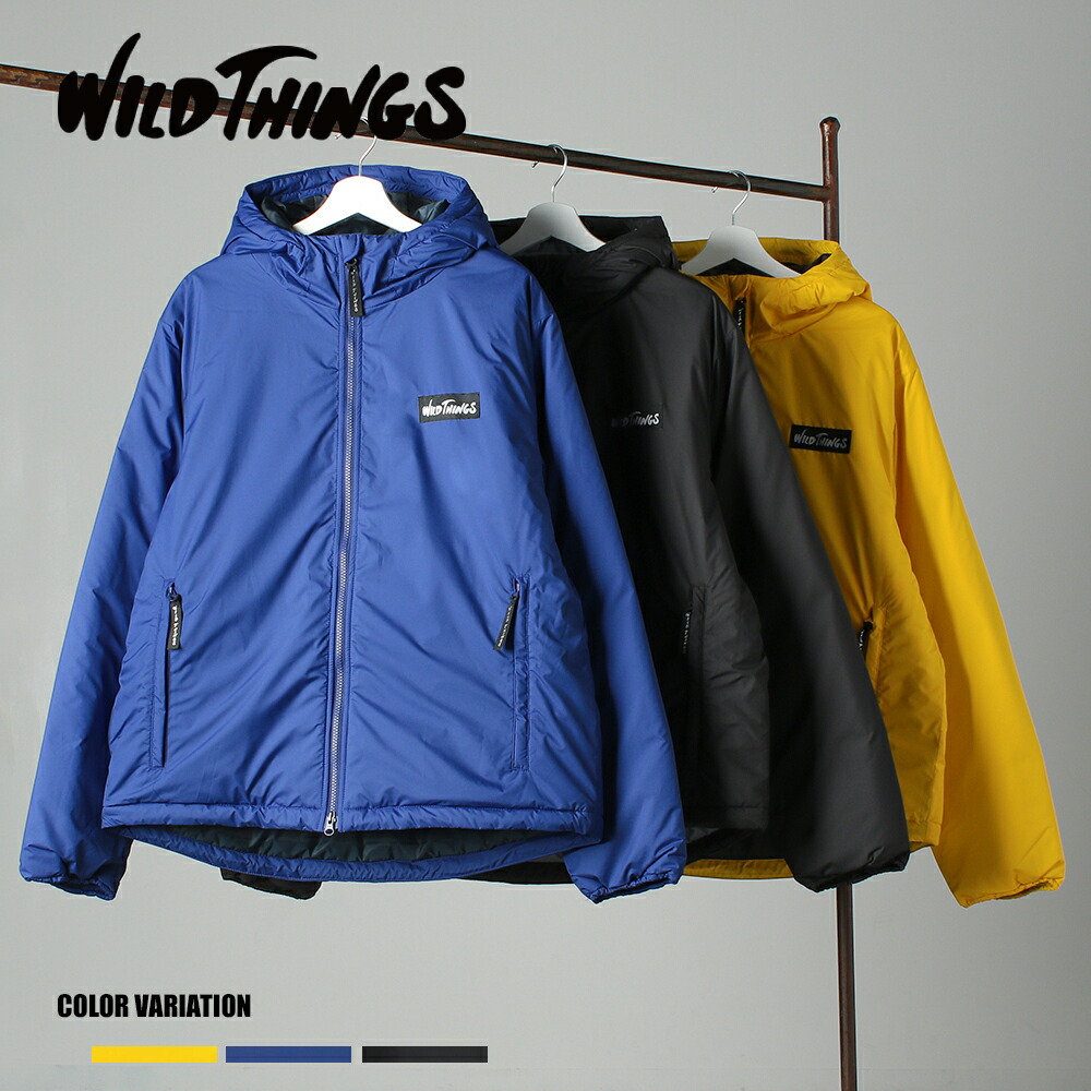 【WILD THINGS】BELAY JACKET/全3色 アウター 上衣 中綿 防寒 アウトドア 難民キャンプ 黄色 青色 メンズ レディース ユニ一発やる