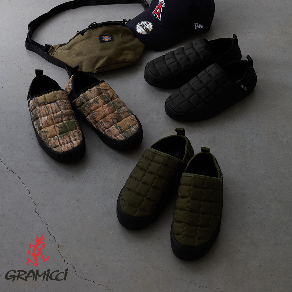 〈SALE30%OFF〉【Gramicci】Gramicci THERMAL MOC/全3色 シューズ 靴 アウトドア キャンプ 中綿 防寒 メンズ レディース ユニセックス