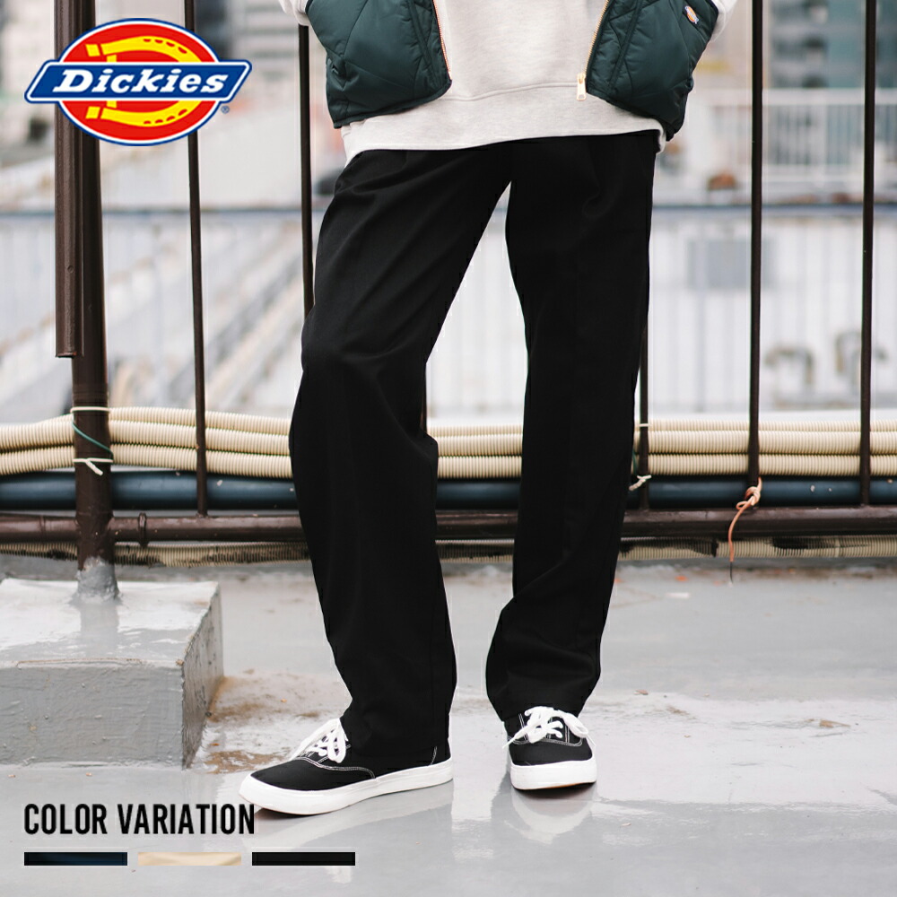 【Dickies】1868MODEL PLEATED FRONT PANT/全3色 ボトムス ズボン下 ロゴタイプ メンズ