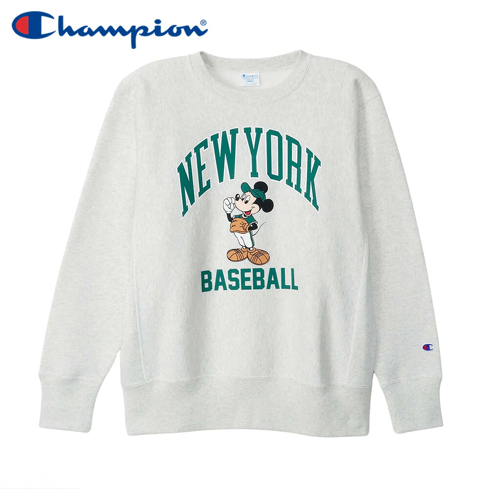 〈SALE必要経費20％OFF〉【champion】C3-A031 RWCREWNECKSWEATSHIRT/全4色 オートミール-シルバーグレー-ブラック