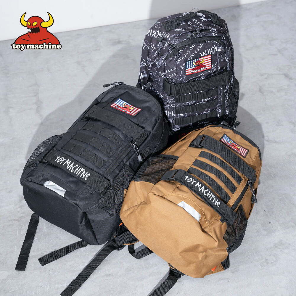 楽天市場】toy machine トイマシーン TM SK8ER BACKPACK 80946500