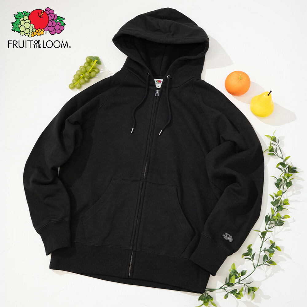 〈SALE20%OFF〉【FRUIT OF THE LOOM】BASIC SWEAT ZIP UP HOODIE/全4色