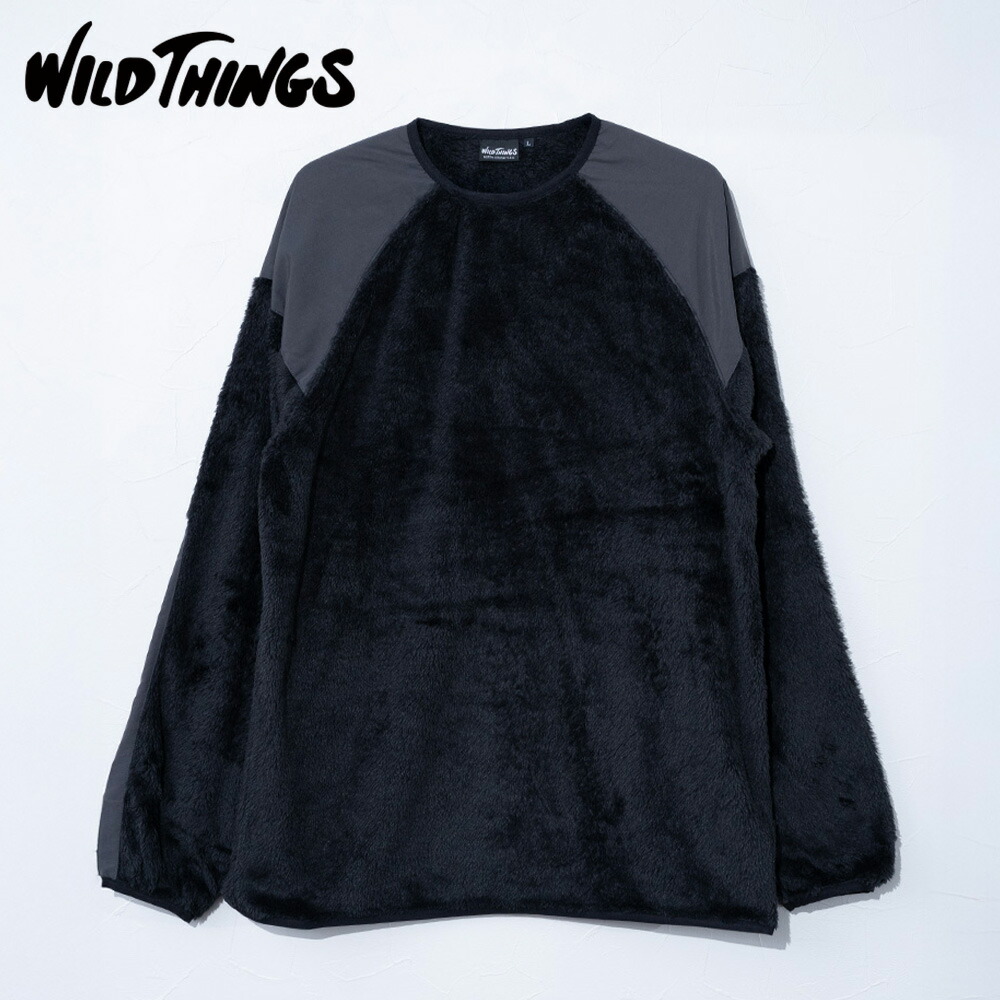 〈SALE20%OFF〉【WILD THINGS】LEVEL3 SHAGGY CREW/全2色