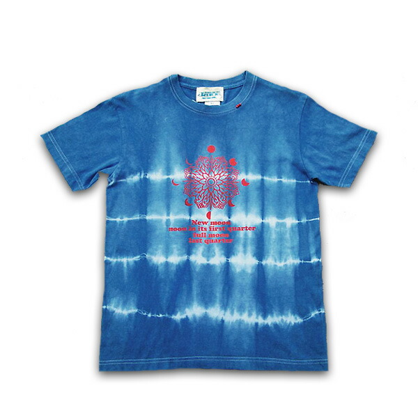 楽天市場】藍染め Tシャツ インディゴ染め タイダイTシャツ