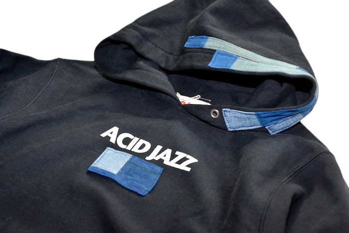 ASCENSION  /  Indigo Patchwork Pullover parka  送料無料 as-1234