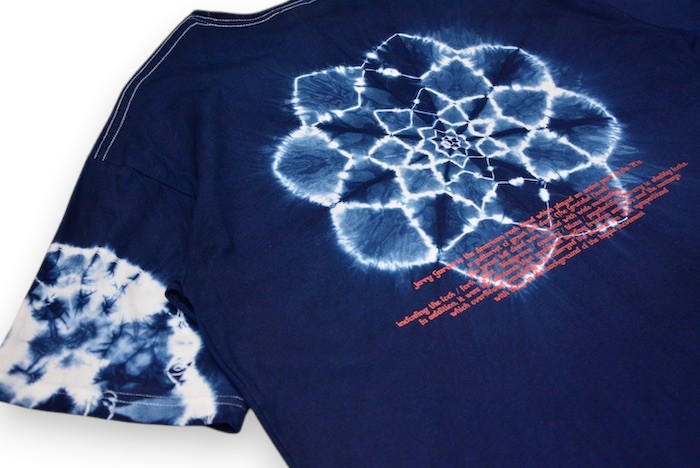ASCENSION (アセンション) / Dark Indigo 濃紺藍染めタイダイワイドシルエットTシャツ 藍染め 濃紺 Tシャツ ワイドシルエット タイダイ INDIGO 黒部の名水染め 送料無料 贈り物 as-1293