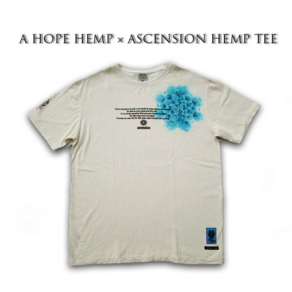 ヘンプティーシャツ A HOPE HEMP × ASCENSION HEMP TEE  曼荼羅「 BFM/Draw the yen」メンズ  ティーシャツ ホープヘンプ アウトドア outdoor 室外祝い事 タイダイ TIE-DYE ヘンプコットン jazz 曼荼羅 as-587