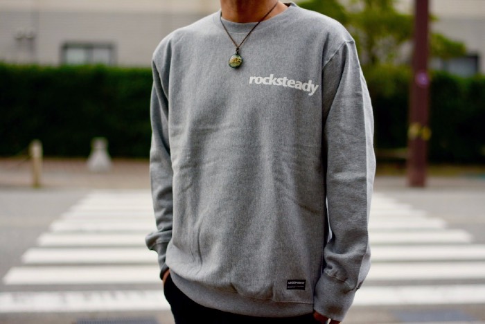 ASCENSION（アセンション） Heavy weight crew neck sweat Music series / ROCKSTEDY（ロックステディー）クルーネックスウェット メンズ・レディース・ナチュラル・プリント・オリジナル・秋冬・コーディネート as-817