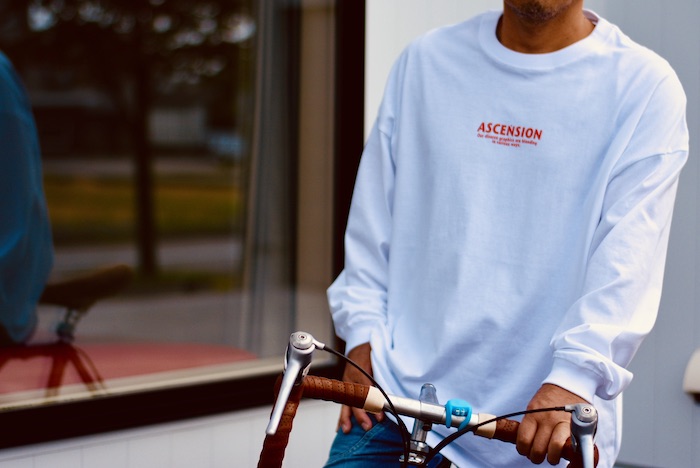 ASCENSION（アセンション）グラフィックワイドロングTシャツ 送料無料　ワイドTシャツ　ビックシルエット　ロングTシャツ 　フェス キャンプ　アウトドア　スケート トレイルラン　メンズ　レディース as-1019