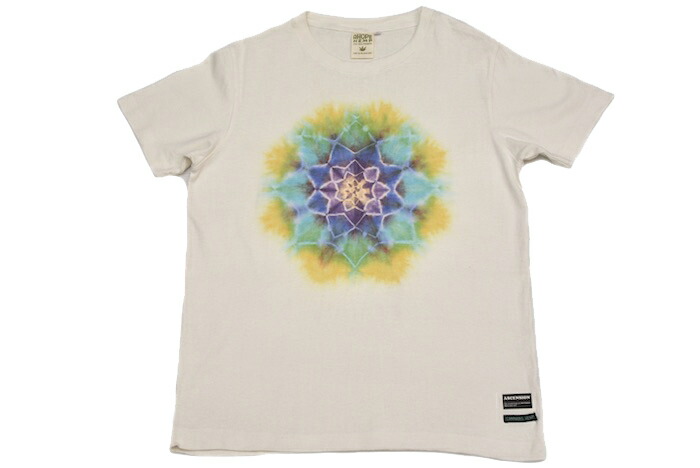 A HOPE HEMP × ASCENSION HEMP TEE 曼陀羅 Tie-dye Tシャツ AHOPEHEMP アホープヘンプ ヘンプ素材 ヘンプTシャツ タイダイTシャツ フェス グレイトフルデッド GREATFULDEAD サイケデリック Tシャツ as-1087