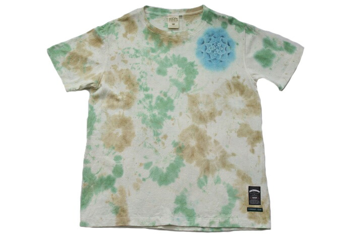 A HOPE HEMP × ASCENSION HEMP TEE 曼陀羅 Tie-dyeTシャツ AHOPEHEMP アホープヘンプ ヘンプ素材 麻素材Tシャツ ヘンプTシャツ タイダイTシャツ フェス サイケデリックas-1094