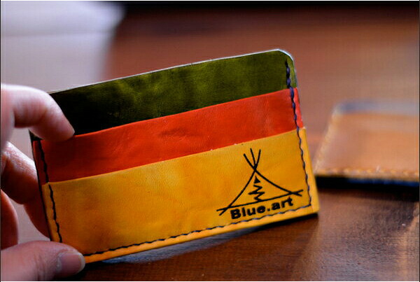 BLUE.art（ブルードットアート）Card case カードケースウオッシュレザー[Wash leather] ba-007｜JUICE（ジュース）