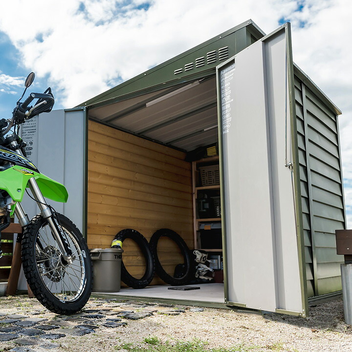 楽天市場】屋外 物置 屋外物置・収納庫・バイクガレージ 「 メタルシェッドオプション 2段ワークベンチ 」 メタルシェッド本体別売 |物置き 庭  ガーデン ガーデニング 倉庫 エクステリア 屋外収納庫 野外 収納ボックス 防災保管庫 屋外収納 おしゃれ物置 : ポストと表札の ...