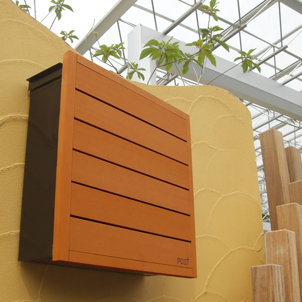 楽天市場】【ポスト 壁付け】木のパネル【壁掛け】【郵便ポスト