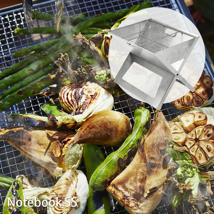 バーベキュー・調理用品 grilltech / Notebook grill SS Note Book Grill SS | ノートブックグリル SS by a+ design